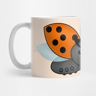 Thanksgiving Ladybug Pilgrim Mug